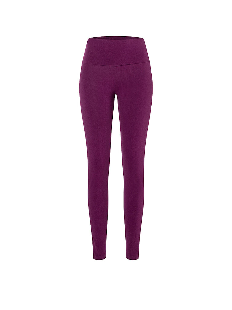 SPIRIT OF OM Damen Yogatight Basic Satya Viola beere | S
